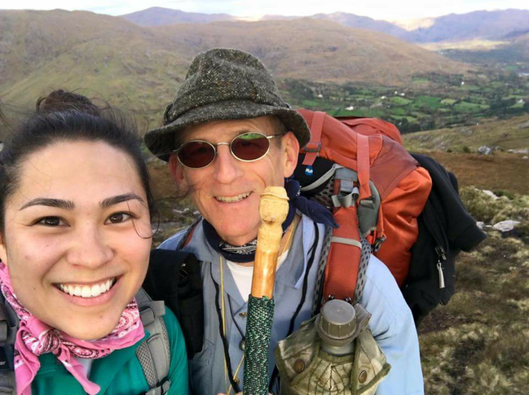 Kevin and Lorna Hiking the Ireland Way